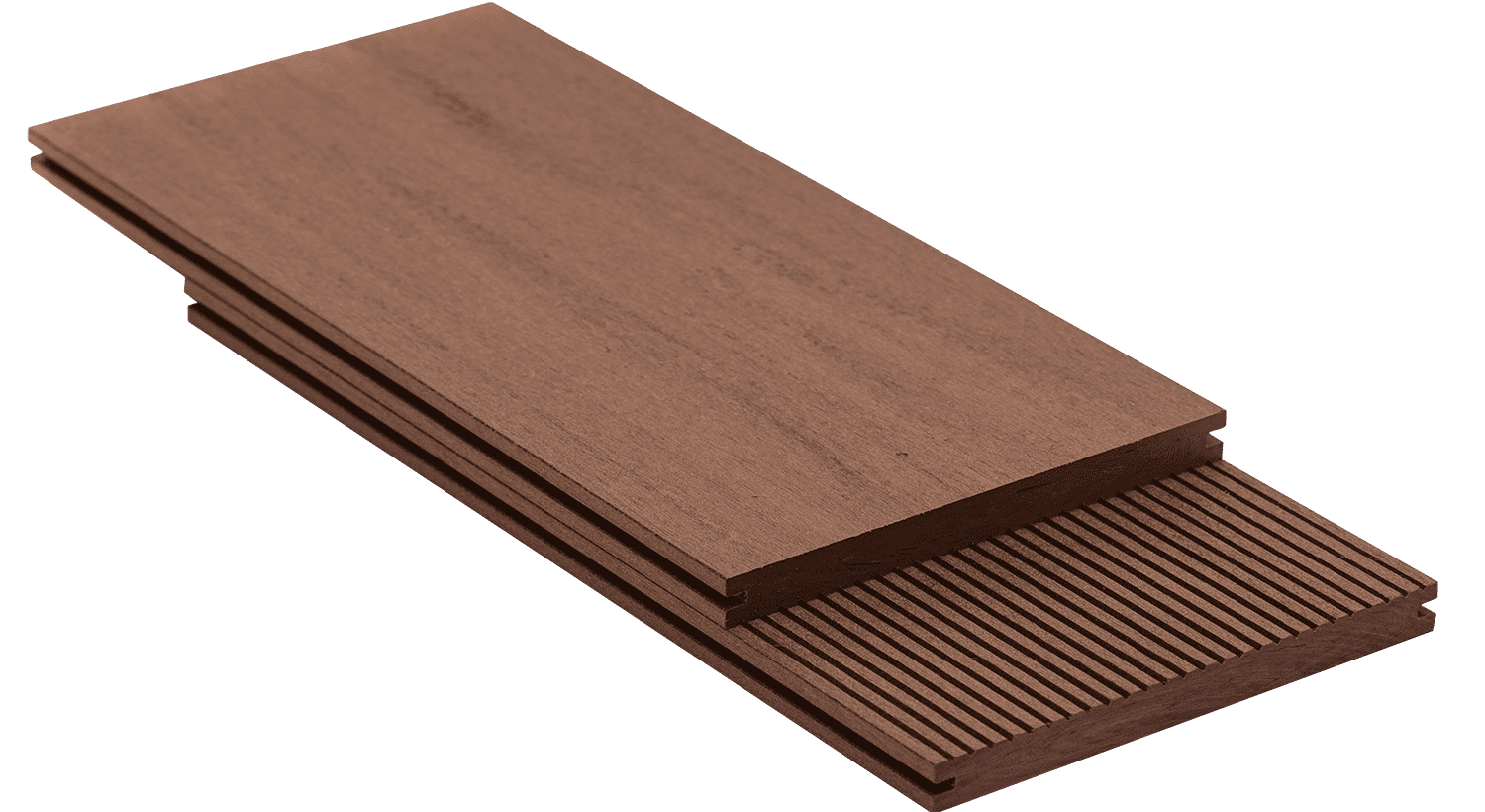 Террасная доска Bruggan Multicolor 130х19х2200мм Полнотелая Cedar