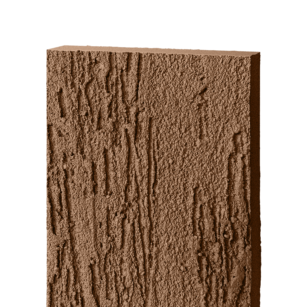 Фиброцементный сайдинг БЭТЕКО Короед, цвет Палево-коричневый (1200х1750х8 мм)