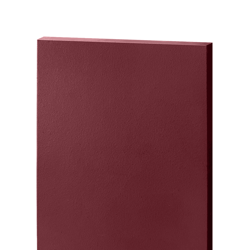 Широкоформатные фиброцементные панели БЭТЕКО коллекции Штиль, цвет Винно-красный (1200х1500х8 мм)