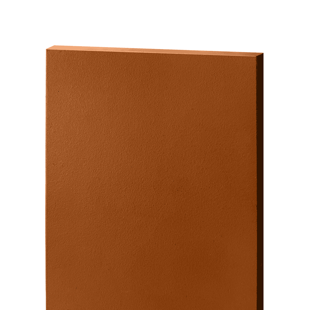 Широкоформатные фиброцементные панели БЭТЕКО коллекции Штиль, цвет Оранжево-коричневый (1200х1750х8 мм)