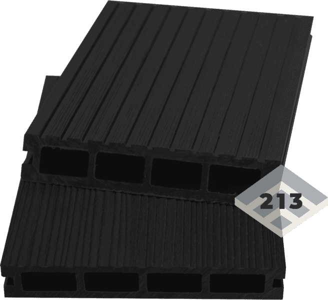 Доска террасная МПК ARTE 3D (22х140мм) Черный