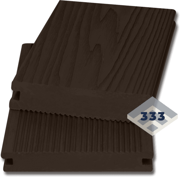 Доска террасная МПК STRADA MAX 3D (25х140мм) Шоколад