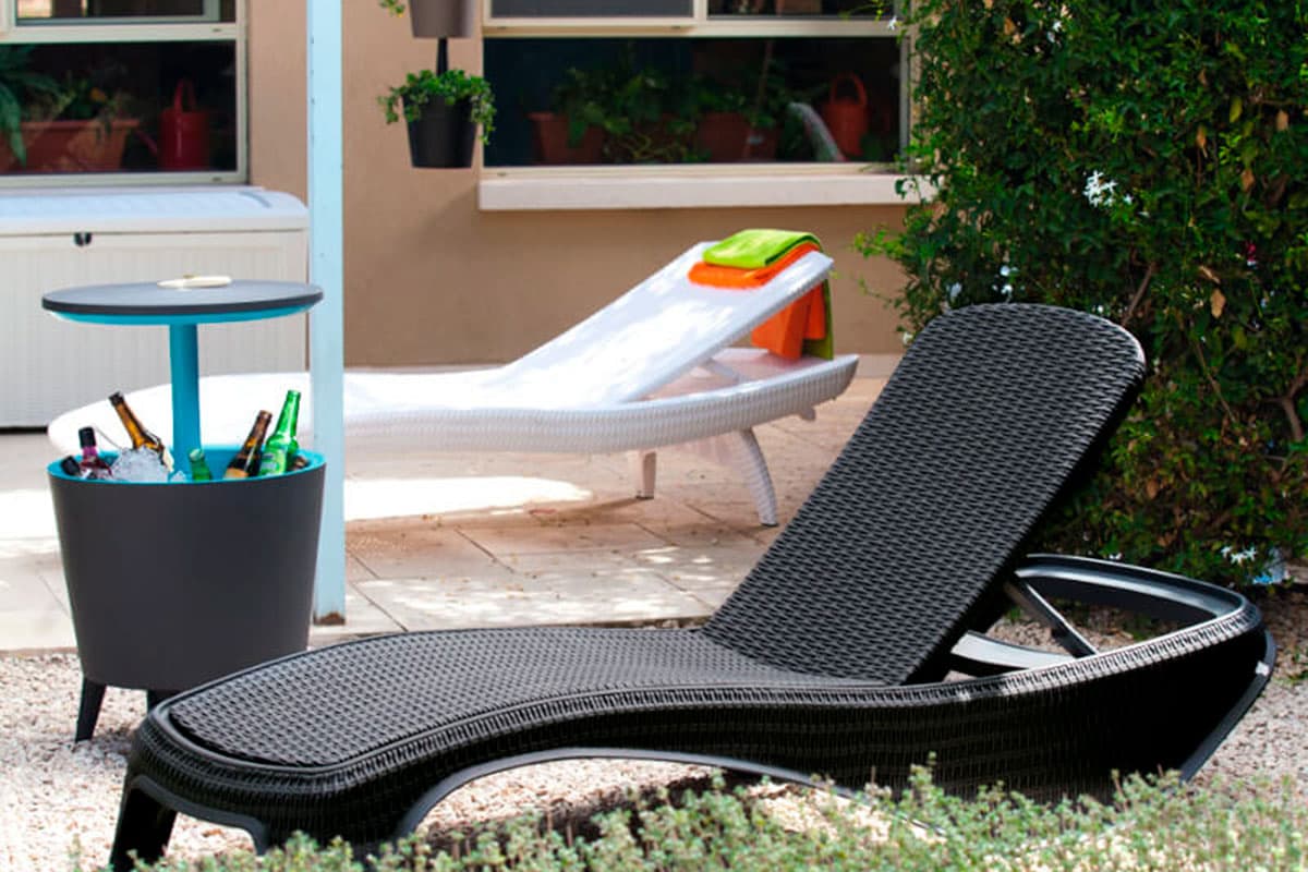 Шезлонг Atlantic коричневый