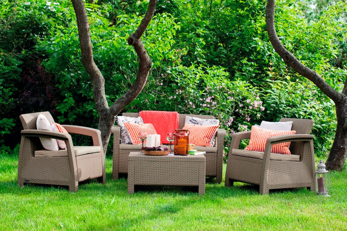 Комплект мебели Corfu Russia Set капучино