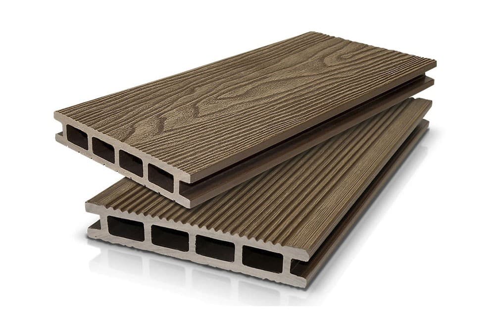 Террасная доска DeckLine Classic 3D-тиснение/вельвет (Светлый Венге)