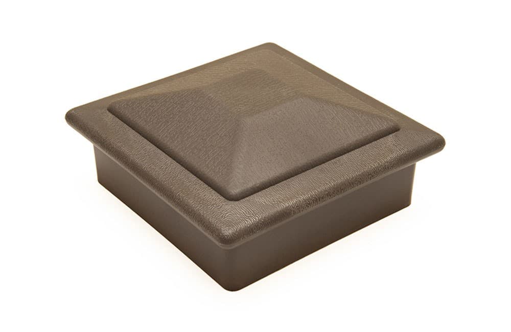 Крышка столба ДПК DeckLine 125х125 (верхняя) темный венге