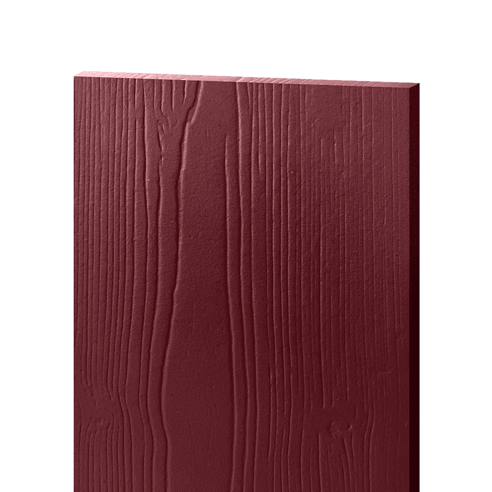 Фиброцементный сайдинг БЭТЕКО Вудстоун, цвет Винно-красный  (1160х3000х8 мм)