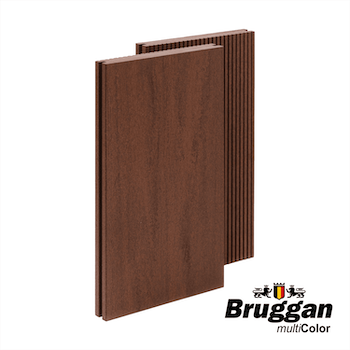 Террасная доска Bruggan Multicolor 130х19х2200мм Полнотелая Cedar