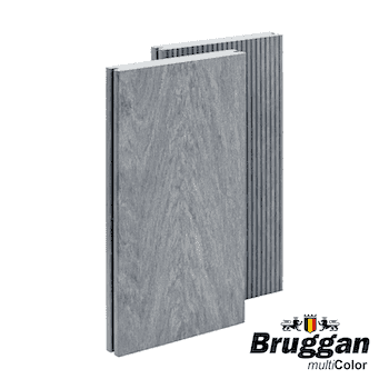 Террасная доска Bruggan Multicolor 160х19х3000мм Полнотелая Gray