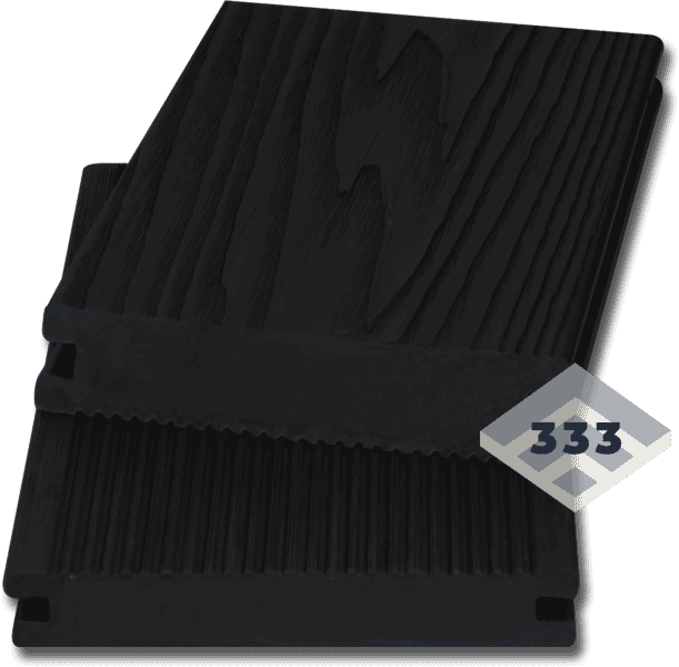 Доска террасная МПК STRADA MAX 3D (25х140мм) Черный