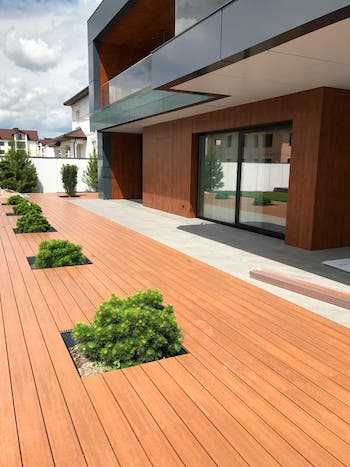 Террасная доска ДПК Legro Ultra Naturale teak