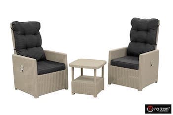 Комплект уличной мебели MANCHESTER SET 2 серый