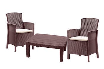 Комплект мебели Rosario Balcony Set цвет коричневый