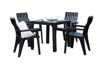 Комплект мебели b:rattan Boston Set антрацит