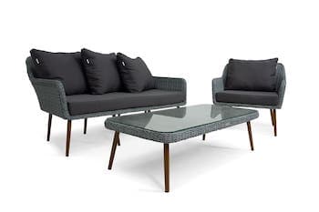 Комплект мебели MOKKA RIMINI (стол кофейный, 2 кресла, софа 3 х-местная) 