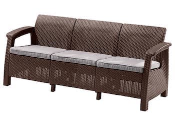 Комплект мебели Corfu Love Seat Max (3х мест.диван) коричневый