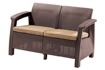 Комплект мебели Corfu Russia Love Seat (2х мест.диван) коричневый