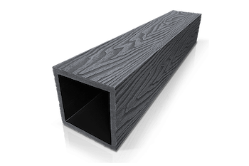 Столб опорный DeckLine 3D из ДПК (100х100х3000мм) черный