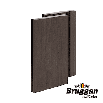 Террасная доска Bruggan Multicolor 130х19х2200мм Полнотелая Wenge