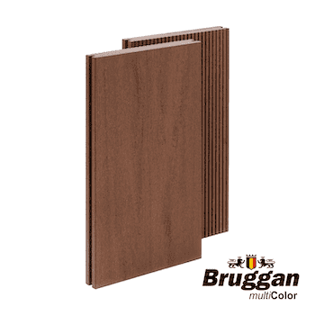 Террасная доска Bruggan Multicolor 140х19х3000мм Полнотелая Cedar