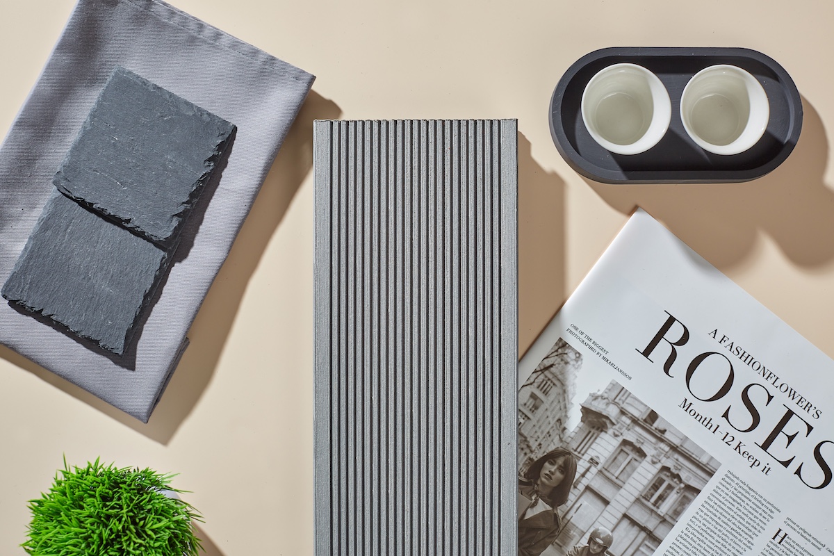 Террасная доска Dortmax VELVET STANDART Серый